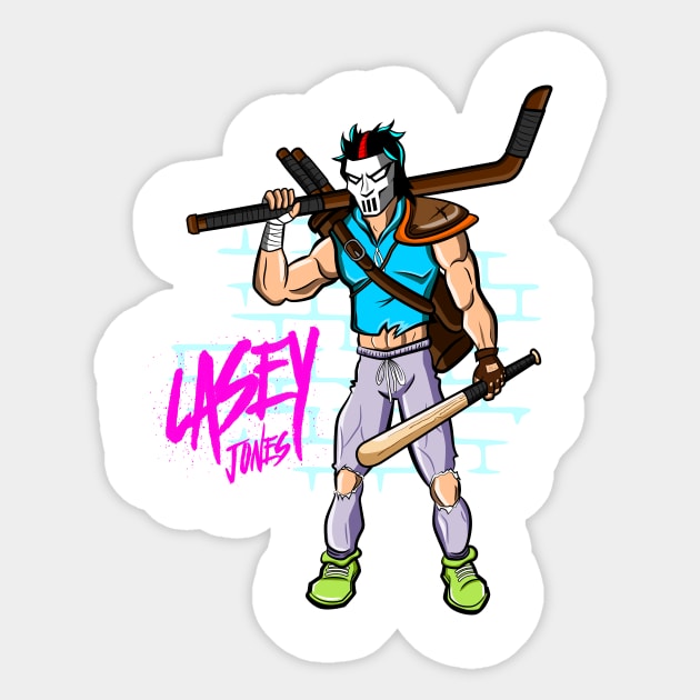 Casey Jones Sticker by JayVzq